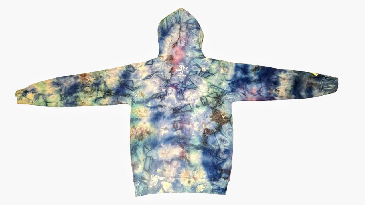 Blue Ice Orchid Hoodie Sweatshirt