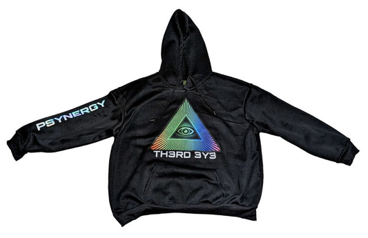 Black Th3rd 3Y3 Hooded Sweatshirt